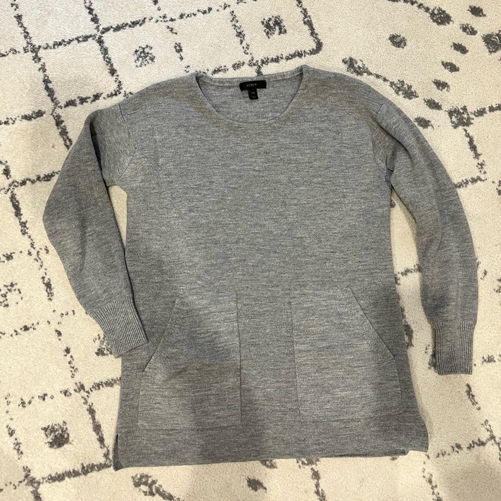 XXS grey jcrew sweater
